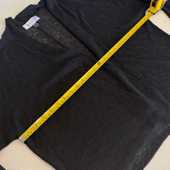 Kasper Elegant Black Knit Cardigan - Picture 6 of 9